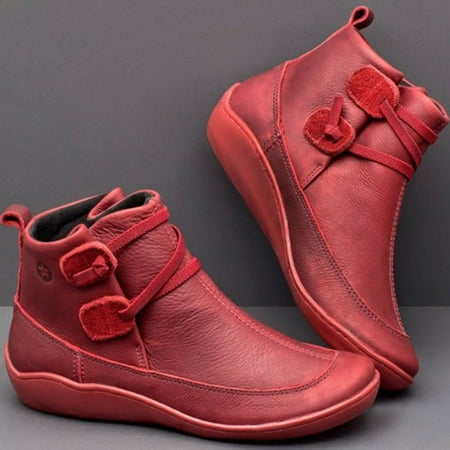 Duretiony Women Winter Snow Boots Leather Ankle Spring Flat Shoes Woman Short Boots New
Duretiony Women Winter Snow Boots Leather Ankle Spring Flat Shoes Woman Short Boots New