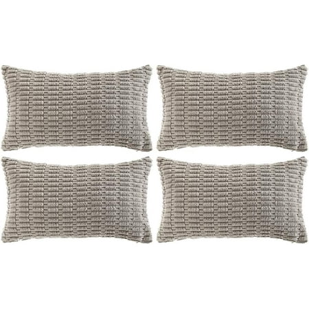 Fancy Homi 2 Packs Grey Decorative Throw Pillow Covers 16x16 Inch for Living Room Couch Bed Rustic Modern Farmhouse Boho Home Decor Soft Plush Corduroy Gray Cute Square Accent Cushion Case
Fancy Homi 2 Packs Grey Decorative Throw Pillow Covers 16x16 Inch for Living Room Couch Bed Rustic Modern Farmhouse Boho Home Decor Soft Plush Corduroy Gray Cute Square Accent Cushion Case