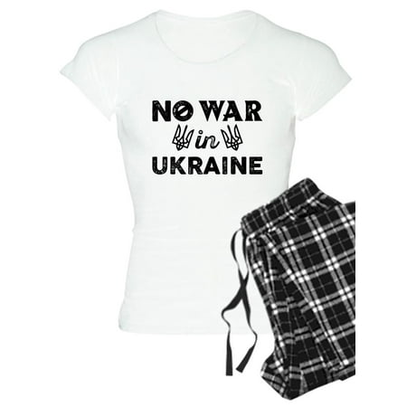 CafePress - No War In Ukraine - Women s Light Pajamas
