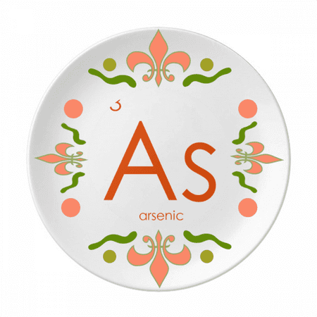 Chestry Elements Period Table Semetal Arsenic As Flower Ceramics Plate Tableware Dinner Dish
Chestry Elements Period Table Semetal Arsenic As Flower Ceramics Plate Tableware Dinner Dish