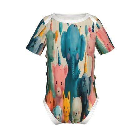 Coaee Cute Animal Party for Soft Baby Short-Sleeve Bodysuit Baby Climbing Clothes Baby Girls Boys Bodysuit Romper-12 Months
Coaee Cute Animal Party for Soft Baby Short-Sleeve Bodysuit Baby Climbing Clothes Baby Girls Boys Bodysuit Romper-12 Months