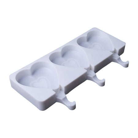 Food Safe Silicone Ice Cream Mold 3 Cell Heart Shape Frozen Juice Popsicle Maker Lolly Cube Mould DIY Homemade
Food Safe Silicone Ice Cream Mold 3 Cell Heart Shape Frozen Juice Popsicle Maker Lolly Cube Mould DIY Homemade