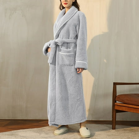 Haykey Nightgowns for Women Winter Warm Nightgown Couple Bathrobe Men and Women Autumn and Winter Nightgown
Haykey Nightgowns for Women Winter Warm Nightgown Couple Bathrobe Men and Women Autumn and Winter Nightgown
