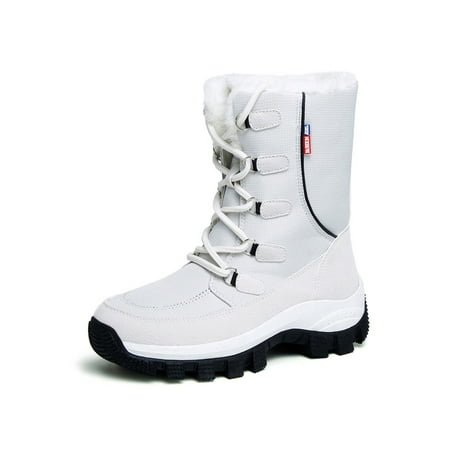Harsuny Ladies Snow Boots Plush Lined Winter Boot Mid Calf Hiking Booties Driving Anti-collision Slip Resistant Outdoor Shoes Lace Up Waterproof Bootie Gray 5
Harsuny Ladies Snow Boots Plush Lined Winter Boot Mid Calf Hiking Booties Driving Anti-collision Slip Resistant Outdoor Shoes Lace Up Waterproof Bootie Gray 5
