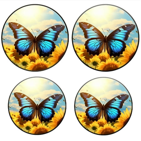 BaHomeck Electric Stove Burner Covers Set of 4 Round Metal Gas Stove Burner Covers 8 Inch and 10 Inch Kitchen Decor Blue Butterfly Flying In The Sky AndSurrounded By Sunflowers
BaHomeck Electric Stove Burner Covers Set of 4 Round Metal Gas Stove Burner Covers 8 Inch and 10 Inch Kitchen Decor Blue Butterfly Flying In The Sky AndSurrounded By Sunflowers