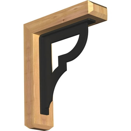 3 1/2 W x 14 D x 16 H Bradford Craftsman Ironcrest Smooth Bracket Western Red Cedar (1 1/2 W x 10 D x 12 H Iron Bracket)
3 1/2 W x 14 D x 16 H Bradford Craftsman Ironcrest Smooth Bracket Western Red Cedar (1 1/2 W x 10 D x 12 H Iron Bracket)