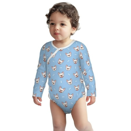 Fotbe French Bulldog Head Pattern Unisex-baby Long-sleeve Bodysuit Long Sleeve Bodysuits One-piece 100% Organic Cotton for Infant Baby Boys Unisex-2 Years
Fotbe French Bulldog Head Pattern Unisex-baby Long-sleeve Bodysuit Long Sleeve Bodysuits One-piece 100% Organic Cotton for Infant Baby Boys Unisex-2 Years