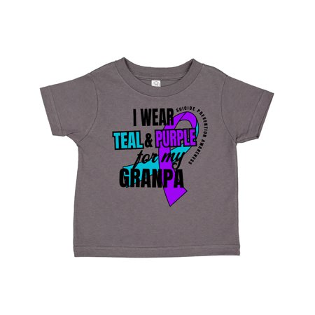 Inktastic Suicide Prevention I Wear Teal and Purple for My Granpa Gift Toddler Boy or Toddler Girl T-Shirt
Inktastic Suicide Prevention I Wear Teal and Purple for My Granpa Gift Toddler Boy or Toddler Girl T-Shirt