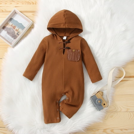 Hunpta Kids Toddler Infant Child Newborn Baby Boys Girls Long Sleeve Ribbed Button Hooded Romper Jumpsuit Outfits Clothes
Hunpta Kids Toddler Infant Child Newborn Baby Boys Girls Long Sleeve Ribbed Button Hooded Romper Jumpsuit Outfits Clothes