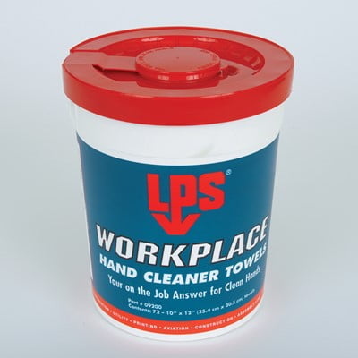 LPS Workplace Hand Cleaner Towels 72/Bucket 6/Case (1 Case)