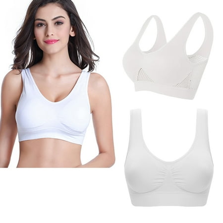 Women Sport Bra Fitness Yoga Running Vest Underwear Padded Crop Tops Underwear White-6XL 1PCS
Women Sport Bra Fitness Yoga Running Vest Underwear Padded Crop Tops Underwear White-6XL 1PCS