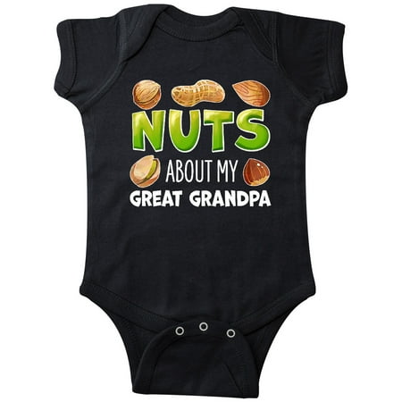 Inktastic Nuts About My Great Grandpa Peanut Almond Pistachio Gift Baby Boy or Baby Girl Bodysuit
Inktastic Nuts About My Great Grandpa Peanut Almond Pistachio Gift Baby Boy or Baby Girl Bodysuit
