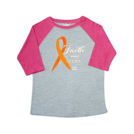 Inktastic Faith Over Fear Lymphoma Awareness with Orange Ribbon Gift Toddler Boy or Toddler Girl T-Shirt
Inktastic Faith Over Fear Lymphoma Awareness with Orange Ribbon Gift Toddler Boy or Toddler Girl T-Shirt