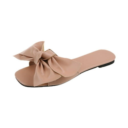VerPetridure Women s Sandals Summer Casual Leisure Bowknot Sandals Single Shoes Roman Flat Solid Color Sandals
VerPetridure Women s Sandals Summer Casual Leisure Bowknot Sandals Single Shoes Roman Flat Solid Color Sandals