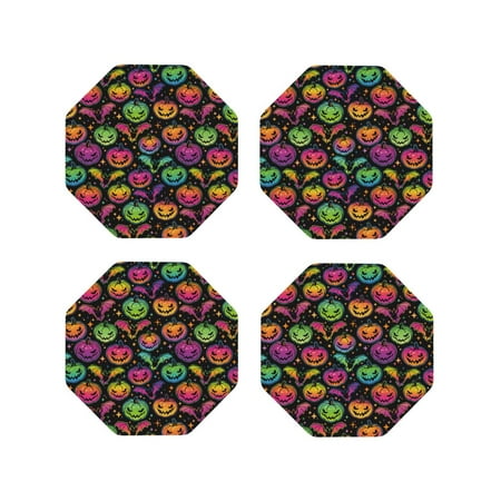 Drink Coasters Set of 4 cool pumpkin Leather Coasters for Coffee Table Protector Heat Resistant Cute Coasters for Home Decor Housewarming Gifts Bar Kitchen 4 Inch Octagon
Drink Coasters Set of 4 cool pumpkin Leather Coasters for Coffee Table Protector Heat Resistant Cute Coasters for Home Decor Housewarming Gifts Bar Kitchen 4 Inch Octagon
