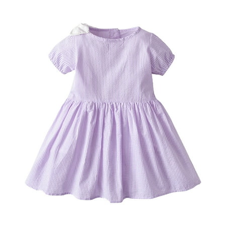 JDEFEG Girls Flannel Kids Toddler Baby Girls Spring Summer Solid Cotton Short Sleeve Princess Dress Clothes Toddler Party Dresses 5T Purple 130
JDEFEG Girls Flannel Kids Toddler Baby Girls Spring Summer Solid Cotton Short Sleeve Princess Dress Clothes Toddler Party Dresses 5T Purple 130