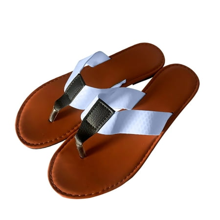 

Lovskoo 2024 Women s Flip-Flops Slides Summer Flat Shoes Casual Sandals Clip Toe Slippers Light Blue
