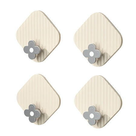 nbuaila 4Pcs Bathroom Wall Hook Self-adhesive Punch Free Strong Load-bearing Electroplating Removable Wall Mounted Bathrobe Hook
nbuaila 4Pcs Bathroom Wall Hook Self-adhesive Punch Free Strong Load-bearing Electroplating Removable Wall Mounted Bathrobe Hook