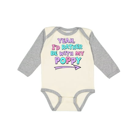 Inktastic Yeah I d Rather be with My Poppy in Pink Blue and Purple Gift Baby Boy or Baby Girl Long Sleeve Bodysuit
Inktastic Yeah I d Rather be with My Poppy in Pink Blue and Purple Gift Baby Boy or Baby Girl Long Sleeve Bodysuit
