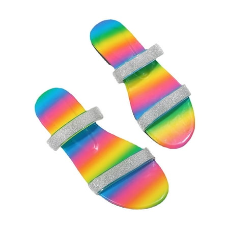 YanHoo Rhinestone Slide Sandals Women Girls Dressy Low Wedge Sandal Summer Beach Cute Slip on Slippers Boho Glitter Open Toe Flat Sandals
YanHoo Rhinestone Slide Sandals Women Girls Dressy Low Wedge Sandal Summer Beach Cute Slip on Slippers Boho Glitter Open Toe Flat Sandals