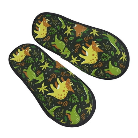 House Slippers for Women Men - cute green Dinosaur leaves Soft House Shoes Fuzzy Slippers Lightweight Slip-On Cozy House Slippers for Woman Indoor Outdoor
House Slippers for Women Men - cute green Dinosaur leaves Soft House Shoes Fuzzy Slippers Lightweight Slip-On Cozy House Slippers for Woman Indoor Outdoor