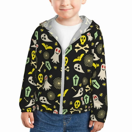 Vsdgher cartoon Skull spider web Kids Sun Protection Hoodie with Zip Rash Guard Tops Children s Long Sleeve Sun Protection Clothing -
Vsdgher cartoon Skull spider web Kids Sun Protection Hoodie with Zip Rash Guard Tops Children s Long Sleeve Sun Protection Clothing -