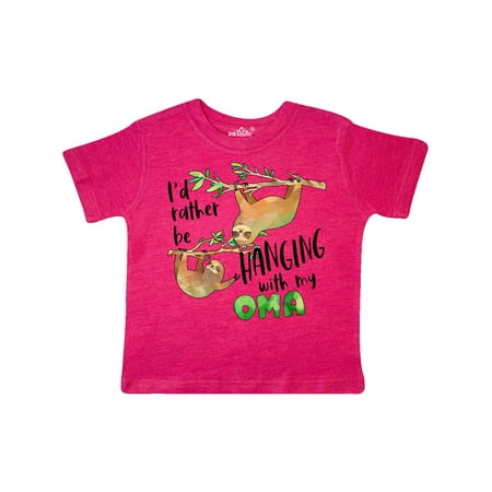 Inktastic Id Rather Be Hanging with my Oma- Cute Sloths Gift Toddler Boy or Toddler Girl T-Shirt
Inktastic Id Rather Be Hanging with my Oma- Cute Sloths Gift Toddler Boy or Toddler Girl T-Shirt