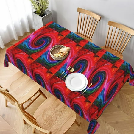 Tablecloth Tie Dye Table Cloth For Rectangle Tables Waterproof Resistant Picnic Table Covers For Kitchen Dining/Party(60x90in)
Tablecloth Tie Dye Table Cloth For Rectangle Tables Waterproof Resistant Picnic Table Covers For Kitchen Dining/Party(60x90in)