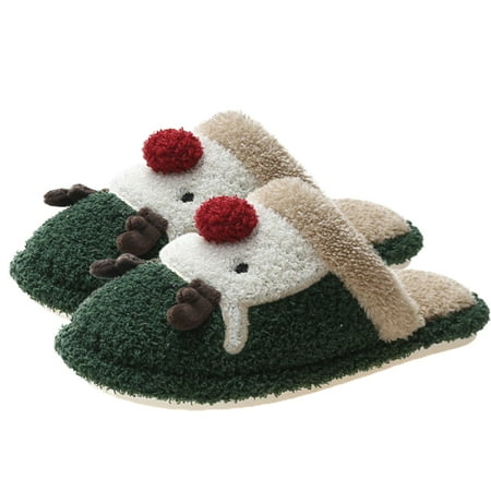 Christmas Slippers Unisex Fluffy: Thickened 3D Elk Winter Slippers Indoor Slides
Christmas Slippers Unisex Fluffy: Thickened 3D Elk Winter Slippers Indoor Slides