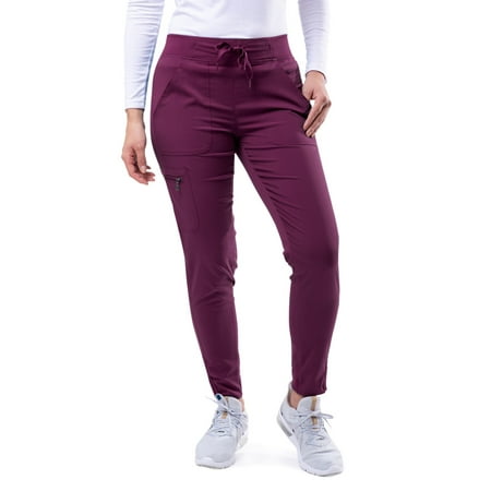 Adar Pro Scrubs For Women - Ultimate Yoga Jogger Scrub Pants - Tall