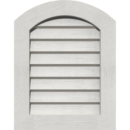 14 W x 16 H Arch Top Gable Vent (19 W x 21 H Frame Size): Primed Non-Functional Rough Sawn Western Red Cedar Gable Vent w/ Decorative Face Frame
14 W x 16 H Arch Top Gable Vent (19 W x 21 H Frame Size): Primed Non-Functional Rough Sawn Western Red Cedar Gable Vent w/ Decorative Face Frame