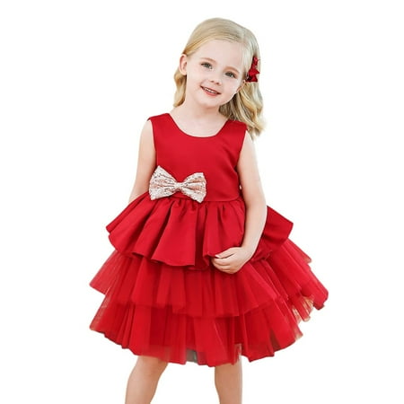Princess Dresses for Baby Girl Ruffle Lace Bowknot Dresses For Pageant Party Wedding Flower Girl Dress Cute Sleeveless Skirt For Toddler Girls 0-5T
Princess Dresses for Baby Girl Ruffle Lace Bowknot Dresses For Pageant Party Wedding Flower Girl Dress Cute Sleeveless Skirt For Toddler Girls 0-5T