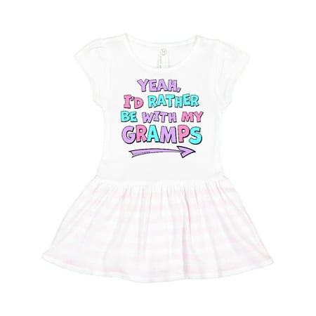 Inktastic Yeah I d Rather be with My Gramps in Pink Blue and Purple Gift Toddler Girl Dress
Inktastic Yeah I d Rather be with My Gramps in Pink Blue and Purple Gift Toddler Girl Dress
