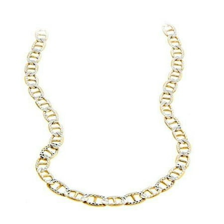 Mariner Chain Two-Toned 14K Gold over .925 Sterling Silver