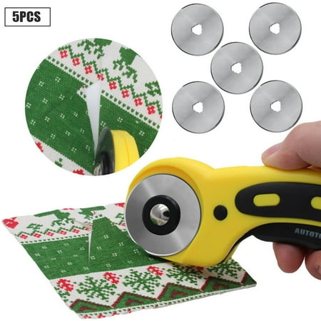 KUNPENG 5PCS Rotary Cutter Replacement Roller Cutter Sewing Cutting 45mm