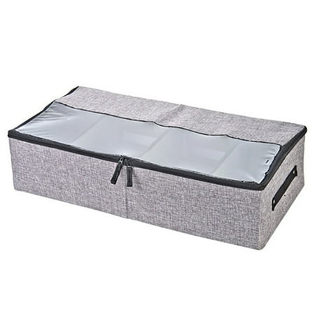 WELPET Foldable Storage Box for Shoes Wardrobe Closet Organizer Sock Bra Underwear Storage Bag Dark Gray
WELPET Foldable Storage Box for Shoes Wardrobe Closet Organizer Sock Bra Underwear Storage Bag Dark Gray