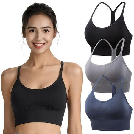 3 Pack Women Wirefree Yoga Sports Bra Shockproof Fast Dry Running Fitness Bra Beauty Back Yoga Bralettes Underwear
3 Pack Women Wirefree Yoga Sports Bra Shockproof Fast Dry Running Fitness Bra Beauty Back Yoga Bralettes Underwear