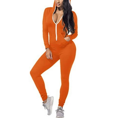 TMOYZQ Women s Sexy Hooded Jumpsuit Sleepwear Casual Long Sleeve Onesies Pajamas V-Neck Zipper Rompers Solid Color Adults Underwear Bodysuit Overalls with Kangaroo Pocket
TMOYZQ Women s Sexy Hooded Jumpsuit Sleepwear Casual Long Sleeve Onesies Pajamas V-Neck Zipper Rompers Solid Color Adults Underwear Bodysuit Overalls with Kangaroo Pocket