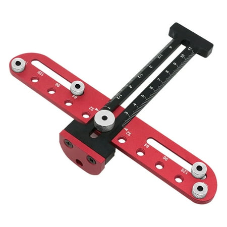 Woodworking Hole Punch Locator Aluminum Alloy Drawer Cabinet Door Handle Hole Drill Guide Hardware Template Tool
Woodworking Hole Punch Locator Aluminum Alloy Drawer Cabinet Door Handle Hole Drill Guide Hardware Template Tool