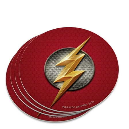 Justice League Movie Flash Logo Novelty Coaster Set