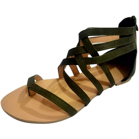 Dressy Summer Flat Slippers Lace Up Sandals Anti Slip Sandals Cute Open Toe Sandals Flat Strappy Sandals for Women
Dressy Summer Flat Slippers Lace Up Sandals Anti Slip Sandals Cute Open Toe Sandals Flat Strappy Sandals for Women