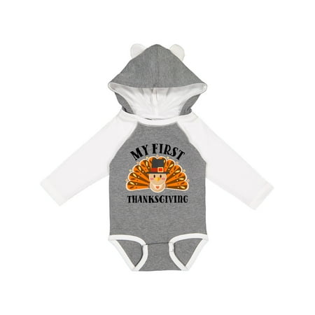 Inktastic My First Thanksgiving cute turkey pilgrim hat Gift Baby Boy or Baby Girl Long Sleeve Bodysuit
Inktastic My First Thanksgiving cute turkey pilgrim hat Gift Baby Boy or Baby Girl Long Sleeve Bodysuit
