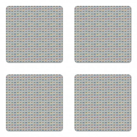 Abstract Coaster Set of 4 Pastel Simplistic Motifs Rhythmic Illustration Square Hardboard Gloss Coasters Standard Size Multicolor by Ambesonne
Abstract Coaster Set of 4 Pastel Simplistic Motifs Rhythmic Illustration Square Hardboard Gloss Coasters Standard Size Multicolor by Ambesonne