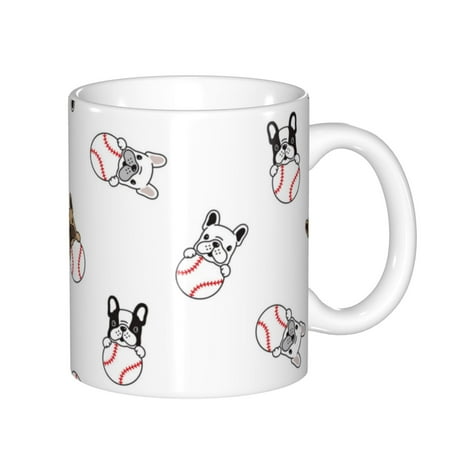 Yiaed Bbaseball Dog Print Ceramics Coffee Large Handle Design Extra Large Tea and Coffee Cup for Office and Home Mugs
Yiaed Bbaseball Dog Print Ceramics Coffee Large Handle Design Extra Large Tea and Coffee Cup for Office and Home Mugs