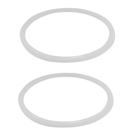 2X 26 cm Inner Rubber Seal Gasket for Pressure Cooker White