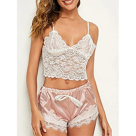 Daboom Sleepwear Suits for Women Sexy Home Underwear Pajamas Including Camisole and Shorts
Daboom Sleepwear Suits for Women Sexy Home Underwear Pajamas Including Camisole and Shorts