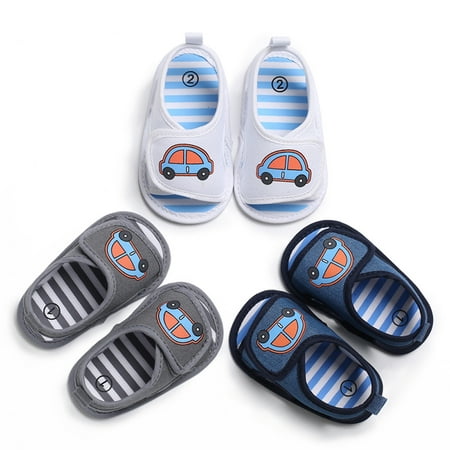 Infant Baby Soft Cartoon Car Print Bottom Shoes Baby Sandals Adjustable Summer Sandals Prewalker for Boys Girls
Infant Baby Soft Cartoon Car Print Bottom Shoes Baby Sandals Adjustable Summer Sandals Prewalker for Boys Girls