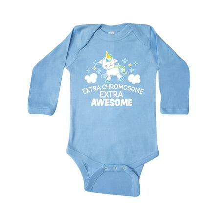 Inktastic Extra Chromosome Extra Awesome with Unicorn Gift Baby Boy or Baby Girl Long Sleeve Bodysuit
Inktastic Extra Chromosome Extra Awesome with Unicorn Gift Baby Boy or Baby Girl Long Sleeve Bodysuit