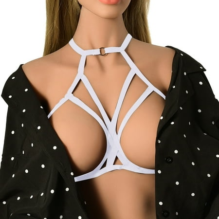 Shiusina Fashion Elastic Bra Strap Interesting Harness Underwear