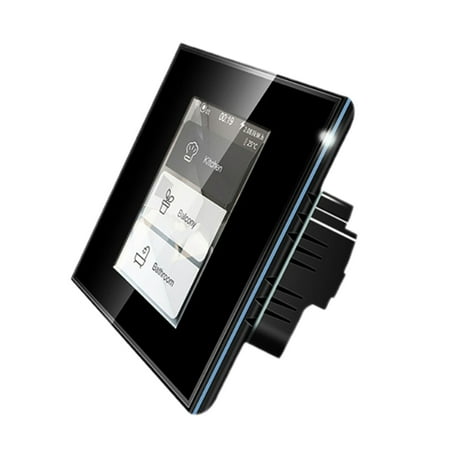 Dreamhall for Tuya WiFi LCD Smart Light Switch Works 4 in 1 Light / curtain 3 gang switch